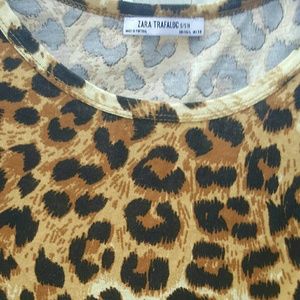 Zara Tops - Zara Animal Print Top Size L Zara Tops - Zara Animal Print Top Size L